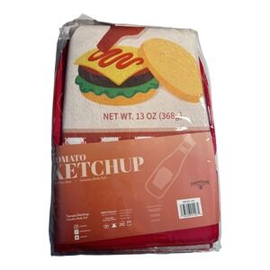 Hauntlook Tomato‎ Ketchup Bodysuit One Size Halloween Costume Funny Food